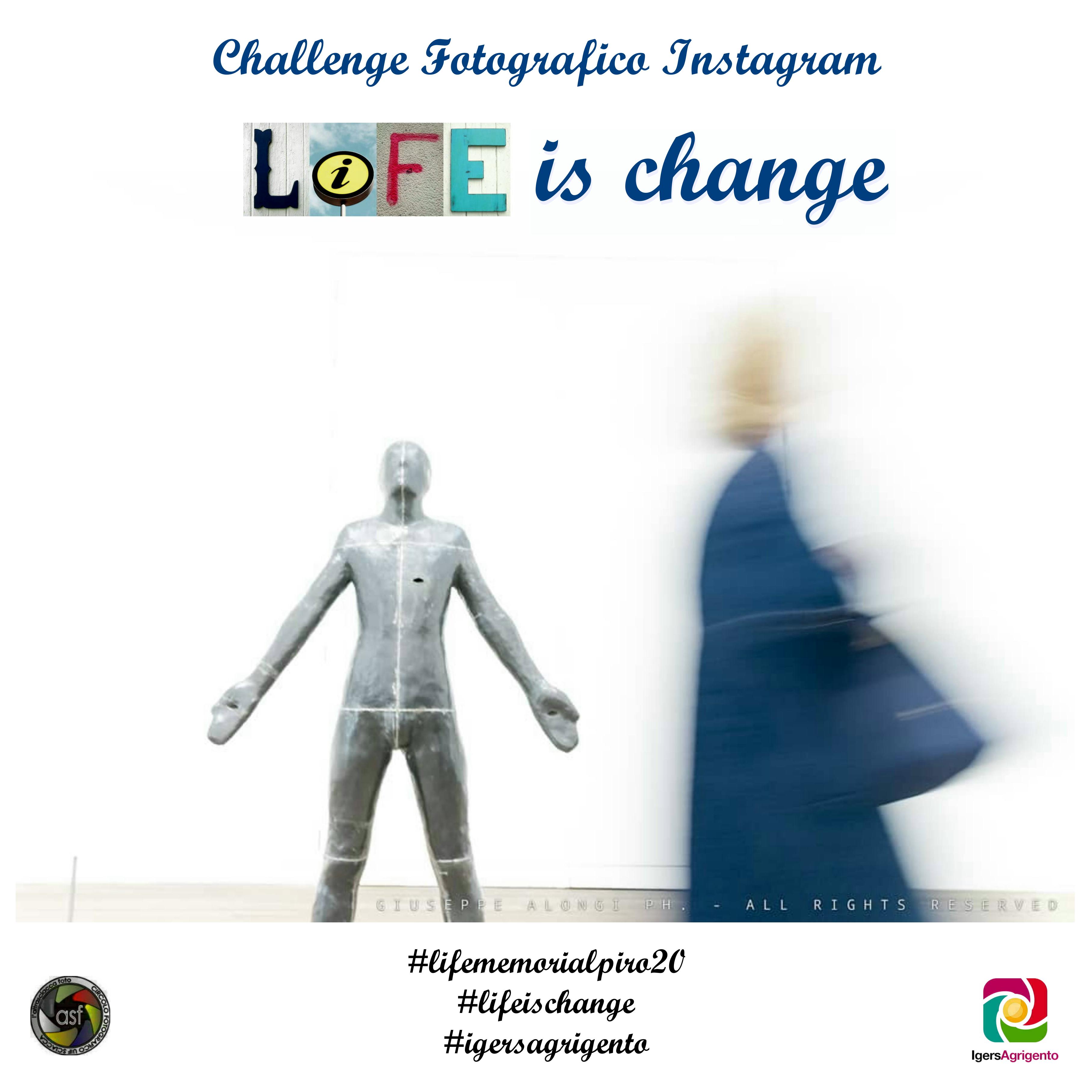 “LIFE is change”, il challenge fotografico 2020 del progetto LIFE memorial Fabrizio Piro