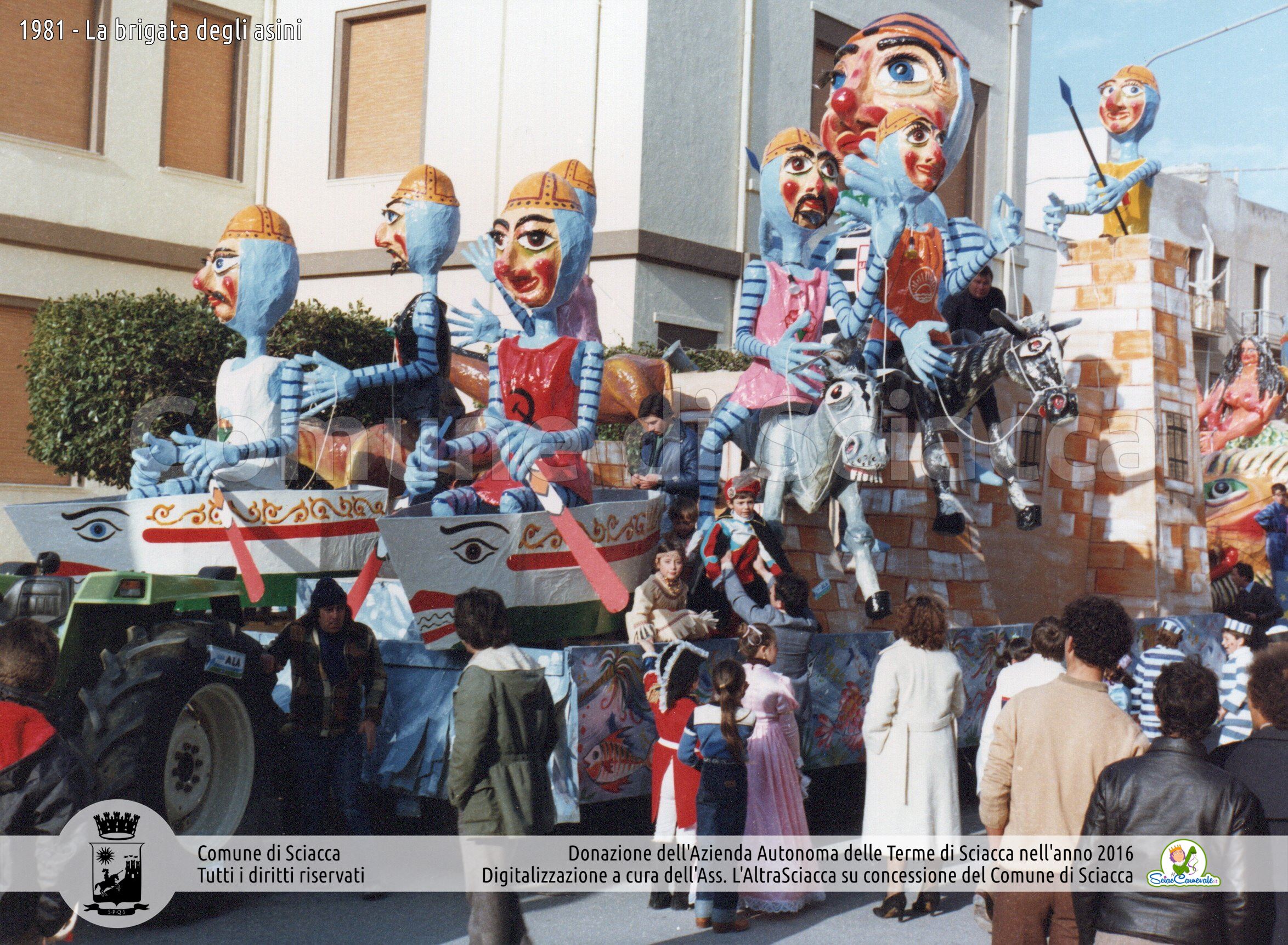 Le foto storiche del Carnevale di Sciacca donate dall’Azienda Autonoma delle Terme
