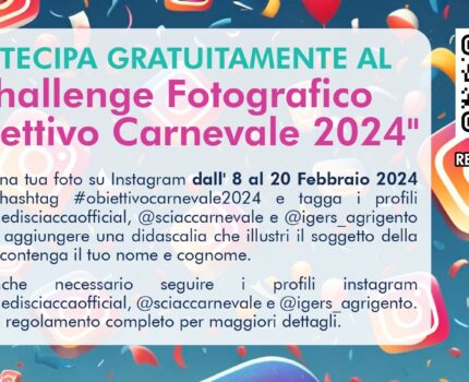 Al via la votazione popolare per il Challenge Fotografico Instagram “Obiettivo Carnevale 2024”